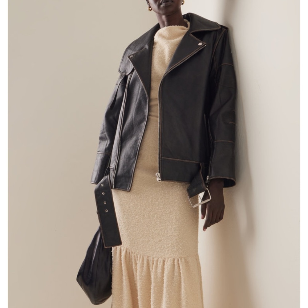 By Malene Birger
Beatrisse Leather Biker Jacket DE 38 - Picture 5 of 12